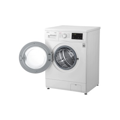 Пральна машина LG фронтальна, 8кг, 1400, A+++, 55см, дисплей, пара, інвертор, білий (F4J3TS0W)