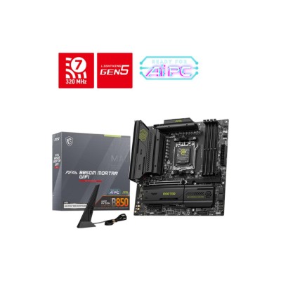 Материнська плата AMD B850 SAM5 MATX MAG B850M MORTAR WIFI MSI