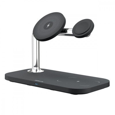 Бездротовий зарядний пристрій Proove Magnetic Field 3 in 1 (WSMF15010001) Black