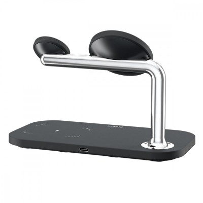 Бездротовий зарядний пристрій Proove Magnetic Field 3 in 1 (WSMF15010001) Black