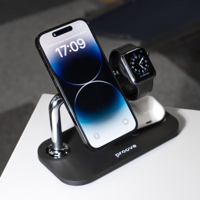 Бездротовий зарядний пристрій Proove Magnetic Field 3 in 1 (WSMF15010001) Black