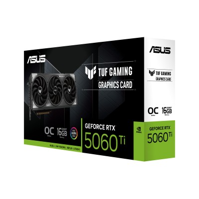 Відеокарта ASUS GeForce RTX 5060 Ti 16GB GDDR7 OC TUF-RTX5060TI-O16G-GAMING (90YV0MG0-M0NA00)
