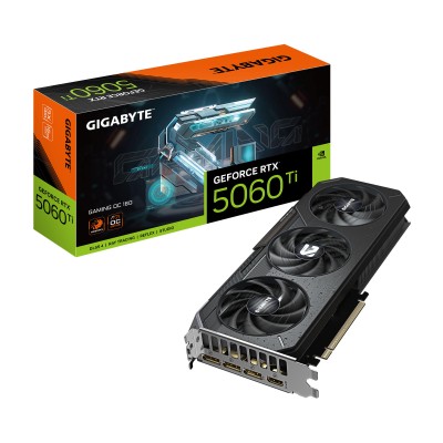 Відеокарта GIGABYTE GeForce RTX 5060 Ti 16GB GDDR7 GAMING OC (GV-N506TGAMING_OC-16GD)