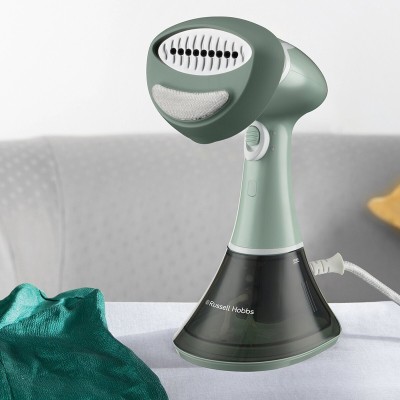 Відпарювач Russell Hobbs компактний Steam Genie Essential, 1600Вт, 220мл, паровий удар -22гр, постійна пара - 9гр, нерж. сталь, Відпарювач Russell Hobbs компактний Steam Genie Essential, 1600Вт, 220мл, паровий удар -22гр, постійна пара - 9гр, нерж. сталь,