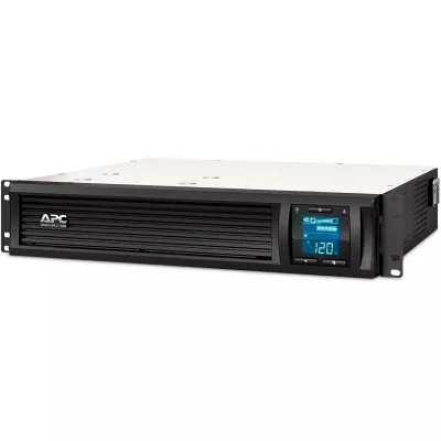 Джерело безперебійного живлення APC Smart-UPS C 1000VA/600W, RM 2U, LCD, USB, SmartConnect, 4xC13 (SMC1000I-2UC)