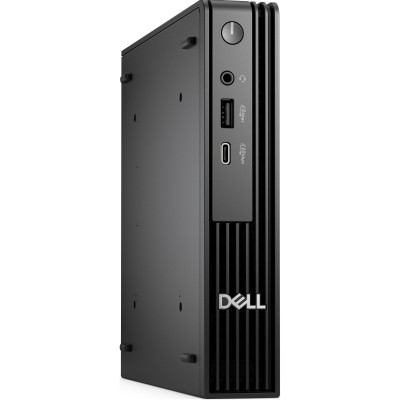Комп'ютер персональний неттоп Dell Pro Micro, Intel U5-235T, 16GB, F512GB, UMA, WiFi, кл+м, Win11P (BTO106_QCM1250)
