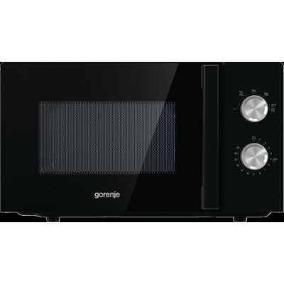 Мікрохвильова піч Gorenje, 17л, мех. керув., 700Вт, чорний (MO17E1BH)