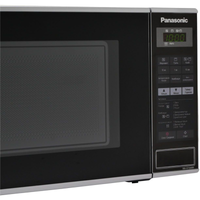Мікрохвильова піч Panasonic , 20л, 800Вт, гриль, дисплей, нерж (NN-GT264MZUE)