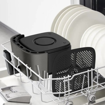 Мультипіч Tefal Easy Fry Silence, 1670Вт, чаша-5л, сенсорне керув., 10 програм, пластик, темно сірий-чорний (EY551HE0) Мультипіч Tefal Easy Fry Silence, 1670Вт, чаша-5л, сенсорне керув., 10 програм, пластик, темно сірий-чорний (EY551HE0)