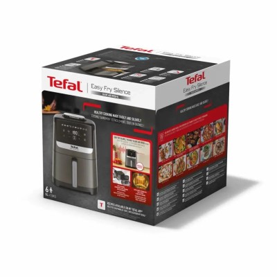 Мультипіч Tefal Easy Fry Silence, 1670Вт, чаша-5л, сенсорне керув., 10 програм, пластик, темно сірий-чорний (EY551HE0) Мультипіч Tefal Easy Fry Silence, 1670Вт, чаша-5л, сенсорне керув., 10 програм, пластик, темно сірий-чорний (EY551HE0)