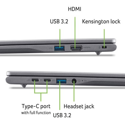 Ноутбук Acer Chromebook Plus CB516-1HT 16" WUXGA IPS Touch, Intel i5-1334U, 16GB, F512GB, UMA, ChromeOS, сірий (NX.JCNEU.003) Ноутбук Acer Chromebook Plus CB516-1HT 16" WUXGA IPS Touch, Intel i5-1334U, 16GB, F512GB, UMA, ChromeOS, сірий (NX.JCNEU.003)