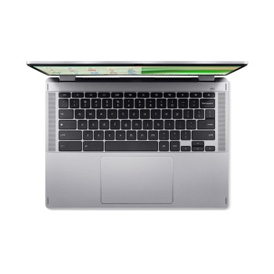 Ноутбук Acer Chromebook Spin CP314-2HN 14" WUXGA IPS Touch, Intel i3-N305, 8GB, F256GB, UMA, ChromeOS, сріблястий (NX.KYJEU.001)