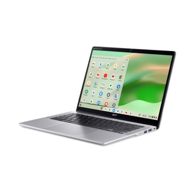 Ноутбук Acer Chromebook Spin CP314-2HN 14" WUXGA IPS Touch, Intel i3-N305, 8GB, F256GB, UMA, ChromeOS, сріблястий (NX.KYJEU.001)