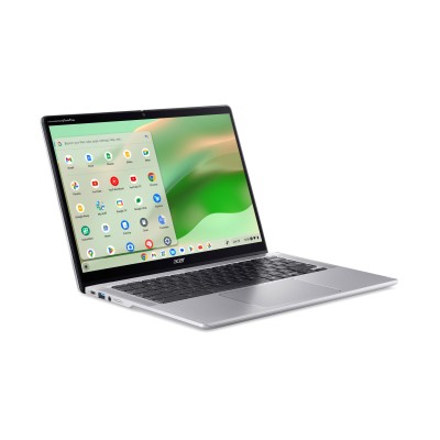 Ноутбук Acer Chromebook Spin CP314-2HN 14" WUXGA IPS Touch, Intel i3-N305, 8GB, F256GB, UMA, ChromeOS, сріблястий (NX.KYJEU.001)