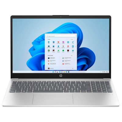 Ноутбук HP 15-fd0022ua 15.6" FHD IPS AG, Intel i7-1355U, 16GB, F1024GB, UMA, DOS, сріблястий (826V0EA)