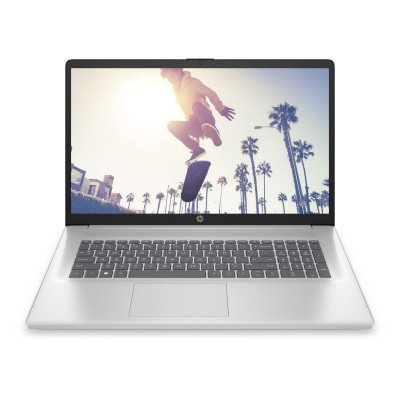 Ноутбук HP 17-cn3002ua 17.3" FHD IPS AG, Intel i7-1355U, 16GB, F1024GB, UMA, DOS, сріблястий (826W1EA)