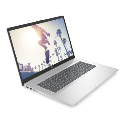 Ноутбук HP 17-cn3002ua 17.3" FHD IPS AG, Intel i7-1355U, 16GB, F1024GB, UMA, DOS, сріблястий (826W1EA)