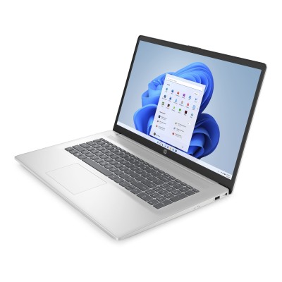 Ноутбук HP 17-cn3002ua 17.3" FHD IPS AG, Intel i7-1355U, 16GB, F1024GB, UMA, DOS, сріблястий (826W1EA)