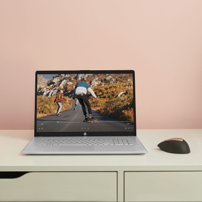 Ноутбук HP 17-cn3002ua 17.3" FHD IPS AG, Intel i7-1355U, 16GB, F1024GB, UMA, DOS, сріблястий (826W1EA)