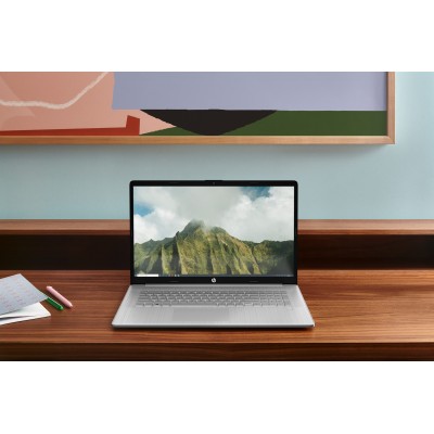 Ноутбук HP 17-cn3002ua 17.3" FHD IPS AG, Intel i7-1355U, 16GB, F1024GB, UMA, DOS, сріблястий (826W1EA)