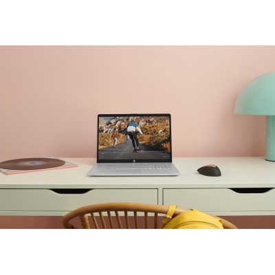 Ноутбук HP 17-cn3002ua 17.3" FHD IPS AG, Intel i7-1355U, 16GB, F1024GB, UMA, DOS, сріблястий (826W1EA)