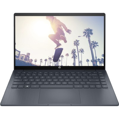 Ноутбук HP Pavilion x360 14-ek2006ua 14" FHD IPS Touch, Intel 3-100U, 8GB, F512GB, UMA, DOS, синій (BV5S3EA)