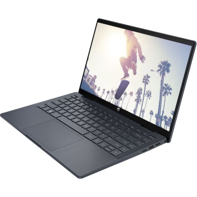Ноутбук HP Pavilion x360 14-ek2006ua 14" FHD IPS Touch, Intel 3-100U, 8GB, F512GB, UMA, DOS, синій (BV5S3EA)