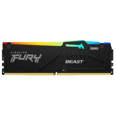 Пам'ять ПК Kingston DDR5 64GB KIT (32GBx2) 5200 FURY Beast RGB (KF552C40BB2AK2-64) Пам'ять ПК Kingston DDR5 64GB KIT (32GBx2) 5200 FURY Beast RGB (KF552C40BB2AK2-64)