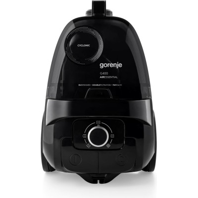 Пилосос Gorenje контейнерний, 800Вт, конт пил -3.3л, HEPA, чорний (VCE01G4AEBK) Пилосос Gorenje контейнерний, 800Вт, конт пил -3.3л, HEPA, чорний (VCE01G4AEBK)
