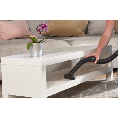 Пилосос Gorenje мішковий, 890Вт, 4л, HEPA, телескоп, LED-дисплей, турбощітка, чорний (VCE48AFBKGO)