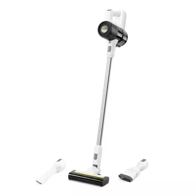Пилосос Karcher безпровідний KVA 2, конт пил -0.6л, автон. робота до 40хв, вага-2.06кг, білий (1.198-730.0)