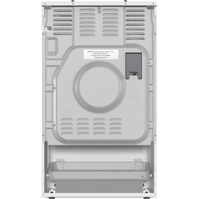 Плита Gorenje комбінована, 70л, 50x60см, дисплей, IconLed, чавун, білий (GK5C43WF)