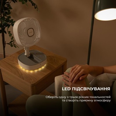 Портативний вентилятор CECOTEC Telescopic fan EnergySilence 1000 FoldAir Portable (CCTC-08361) Портативний вентилятор CECOTEC Telescopic fan EnergySilence 1000 FoldAir Portable (CCTC-08361)