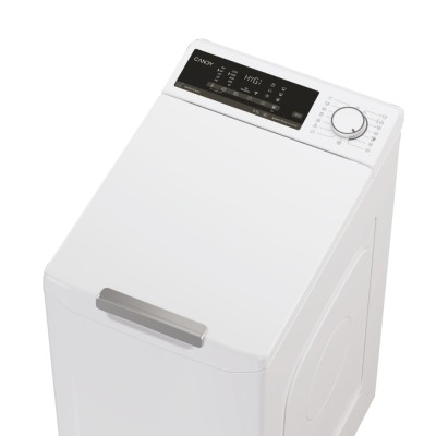 Пральна машина Candy вертикальна, 6кг, 1200, A+++, 60см, дисплей, інвертор, білий (TCA264TM5-S)