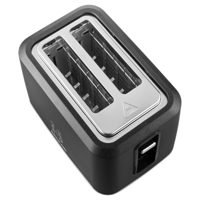 Тостер Sencor 1080Вт, підігрів, розморожування, сенс. керування, LED, пластик, чорний (STS0600BK)