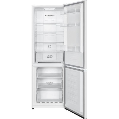 Холодильник з нижн. мороз. камерою Gorenje, 178,5x59,5x59см, 2 двері, 207(80)л, А++, NF+, Зона св-ті, Внутр. Диспл, Білий (NRK61
