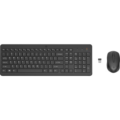 Комплект клавіатура та миша HP 330, WL, EN/RU, чорний (2V9E6AA) Комплект клавіатура та миша HP 330, WL, EN/RU, чорний (2V9E6AA)