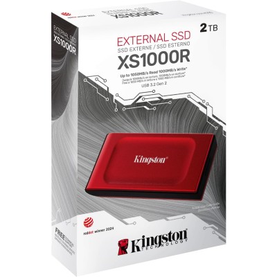 Портативний SSD Kingston 2TB USB 3.2 Gen 2 Type-C XS1000 (SXS1000R/2000GA)
