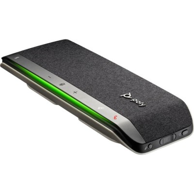 Спікерфон Poly Sync 40+ -M з адаптером BT700A, 3 x Bi-Mic, радіус 2,5 м, USB-A, USB-C, Bluetooth, сірий