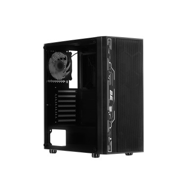 Корпус 2E GAMING Spero G2052 без БЖ 2xUSB3.0, 1xUSB2.0, 1x120мм ARGB, 2x120мм, VGA 345мм, LCS ready, TG Side Panel, ATX, чорний 