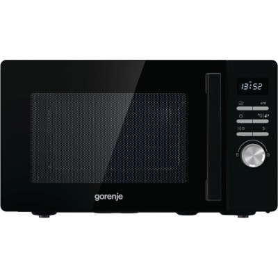Мікрохвильова піч Gorenje, 23л, електр. керув., 800Вт, гриль, дисплей, чорний (MO23A3BH)