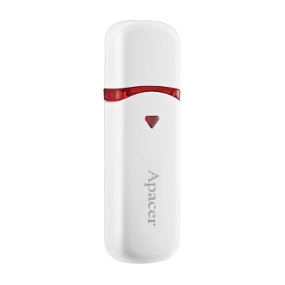 Накопичувач Apacer 32GB USB 2.0 Type-A AH333 Білий (AP32GAH333W-1)