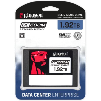 Накопичувач SSD Kingston 2.5" 1.9TB SATA DC600M (SEDC600M/1920G)