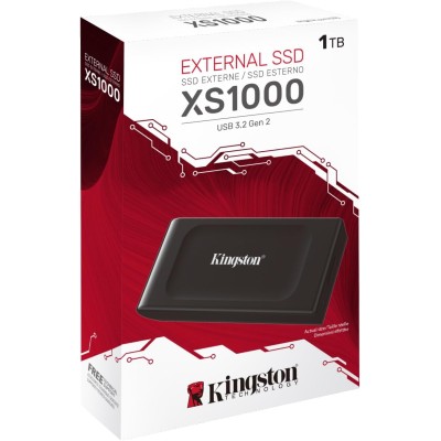 Портативний SSD Kingston 1TB USB 3.2 Gen 2 Type-C XS1000 (SXS1000/1000GA) Портативний SSD Kingston 1TB USB 3.2 Gen 2 Type-C XS1000 (SXS1000/1000GA)