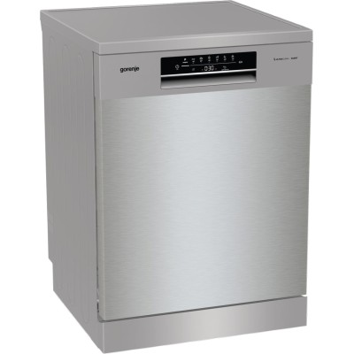 Посудомийна машина Gorenje, 16компл., A+++, 60см, дисплей, 3 кошика, AquaStop, сірий (GS643E90X)