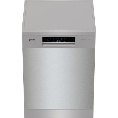Посудомийна машина Gorenje, 16компл., A+++, 60см, дисплей, 3 кошика, AquaStop, сірий (GS643E90X)