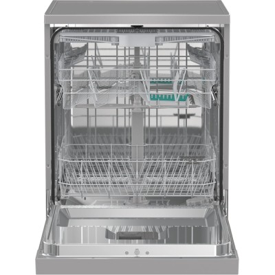 Посудомийна машина Gorenje, 16компл., A+++, 60см, дисплей, 3 кошика, AquaStop, сірий (GS643E90X)