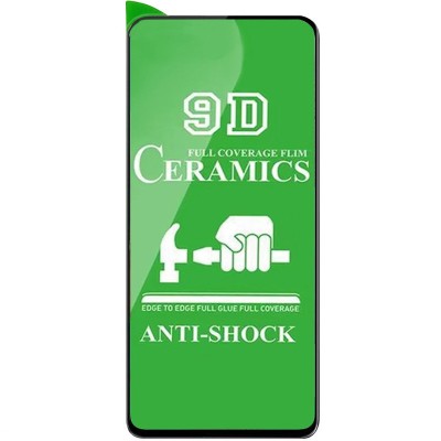 Захисна плівка Ceramics 9D (без упак.) для Xiaomi Redmi Note 10 Pro Чорний