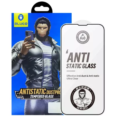 Захисне скло iPhone 14 Pro Max/15 Plus/16 Plus Blueo 2.5D Full Cover HD Чорний