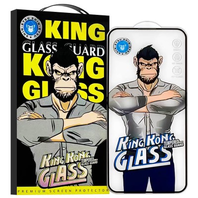 Захисне 2.5D скло King Kong HD для Apple iPhone 14 Pro Max / 15 Plus / 16 Plus (6.7") Чорний Захисне 2.5D скло King Kong HD для Apple iPhone 14 Pro Max / 15 Plus / 16 Plus (6.7") Чорний